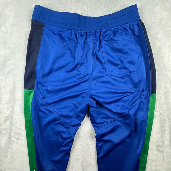 Parish Nation Mens Blue Green Drawstring‎ Track Joggers Athletic Logo Size 2X - Picture 11 of 16